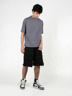 Bermuda Double Denim nero Effemme Exclusive Lab