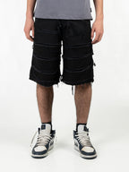 Bermuda Double Denim nero Effemme Exclusive Lab
