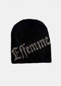 Beanie Logo blck Effemme
