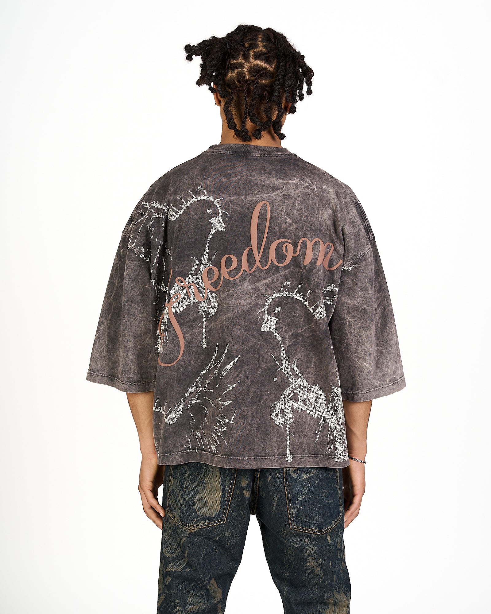 Tee Freedom Grey