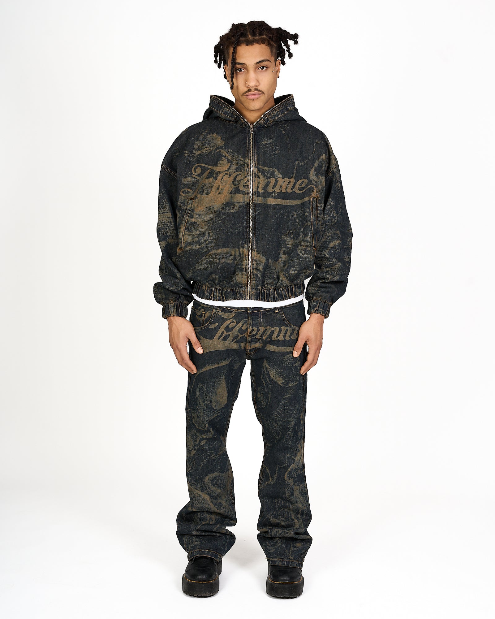 Skull Denim Pant