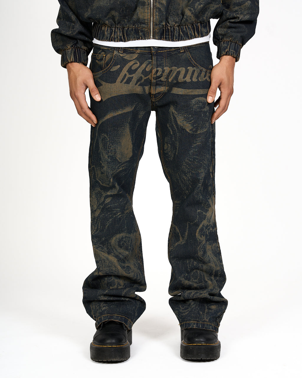 Skull Denim Pant