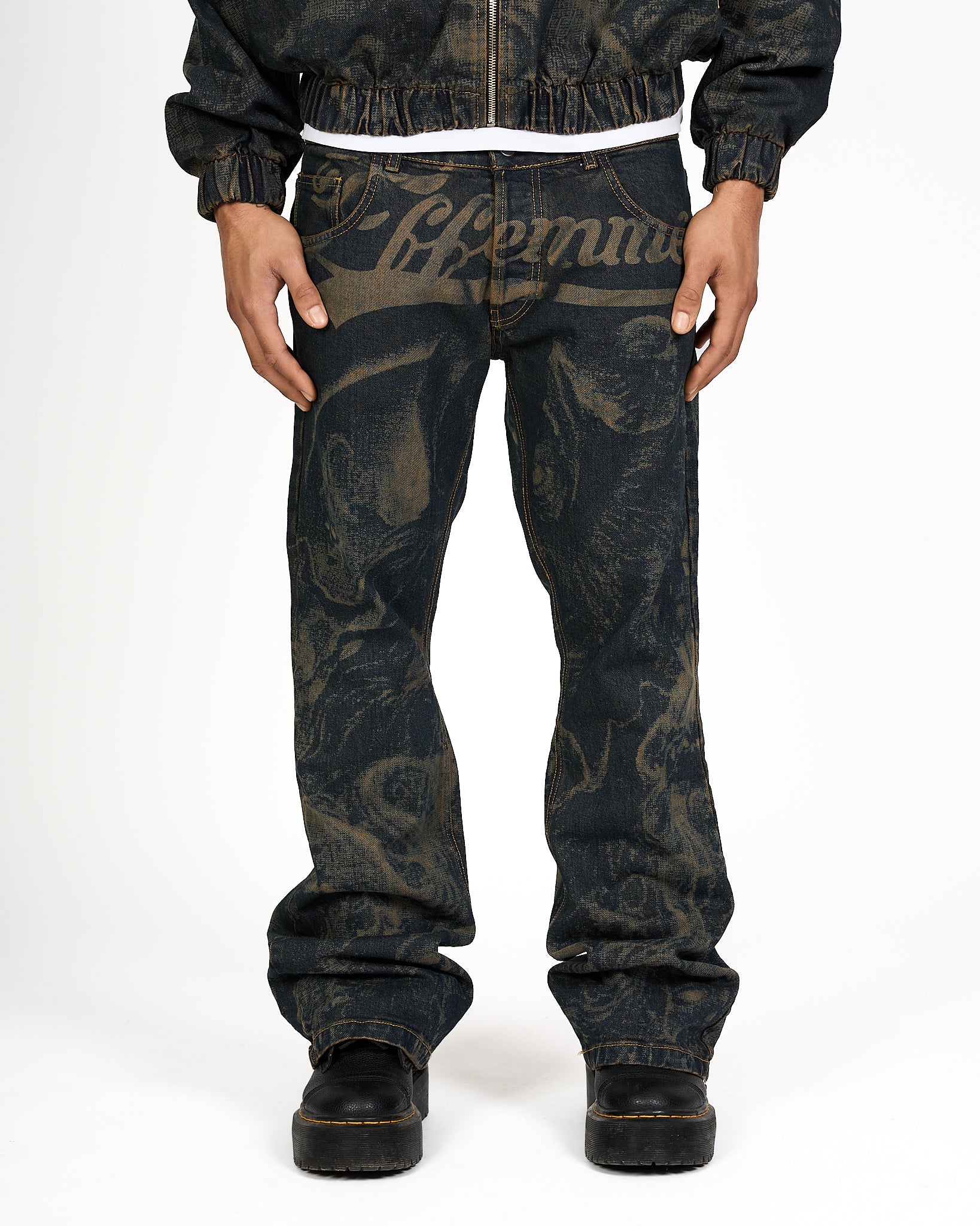 Skull Denim Pant