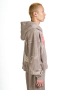 Hoodie Zip Freedom Beige