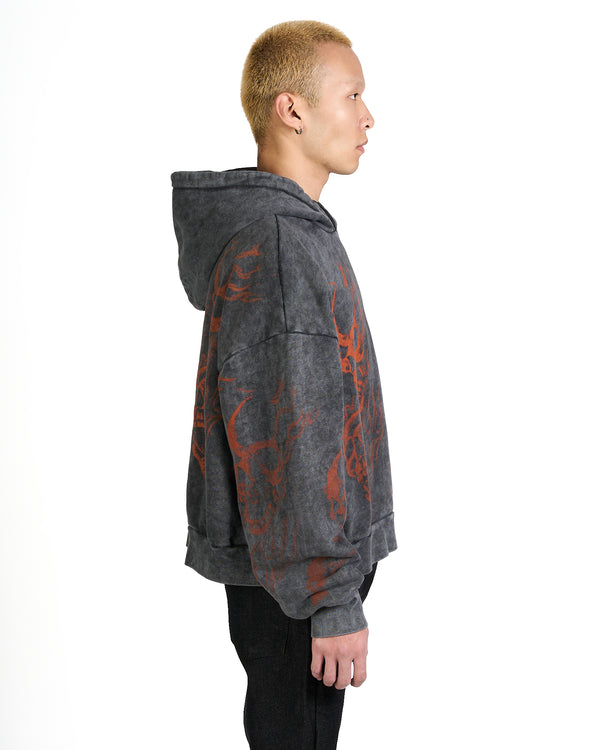 Hoodie Skull Blk