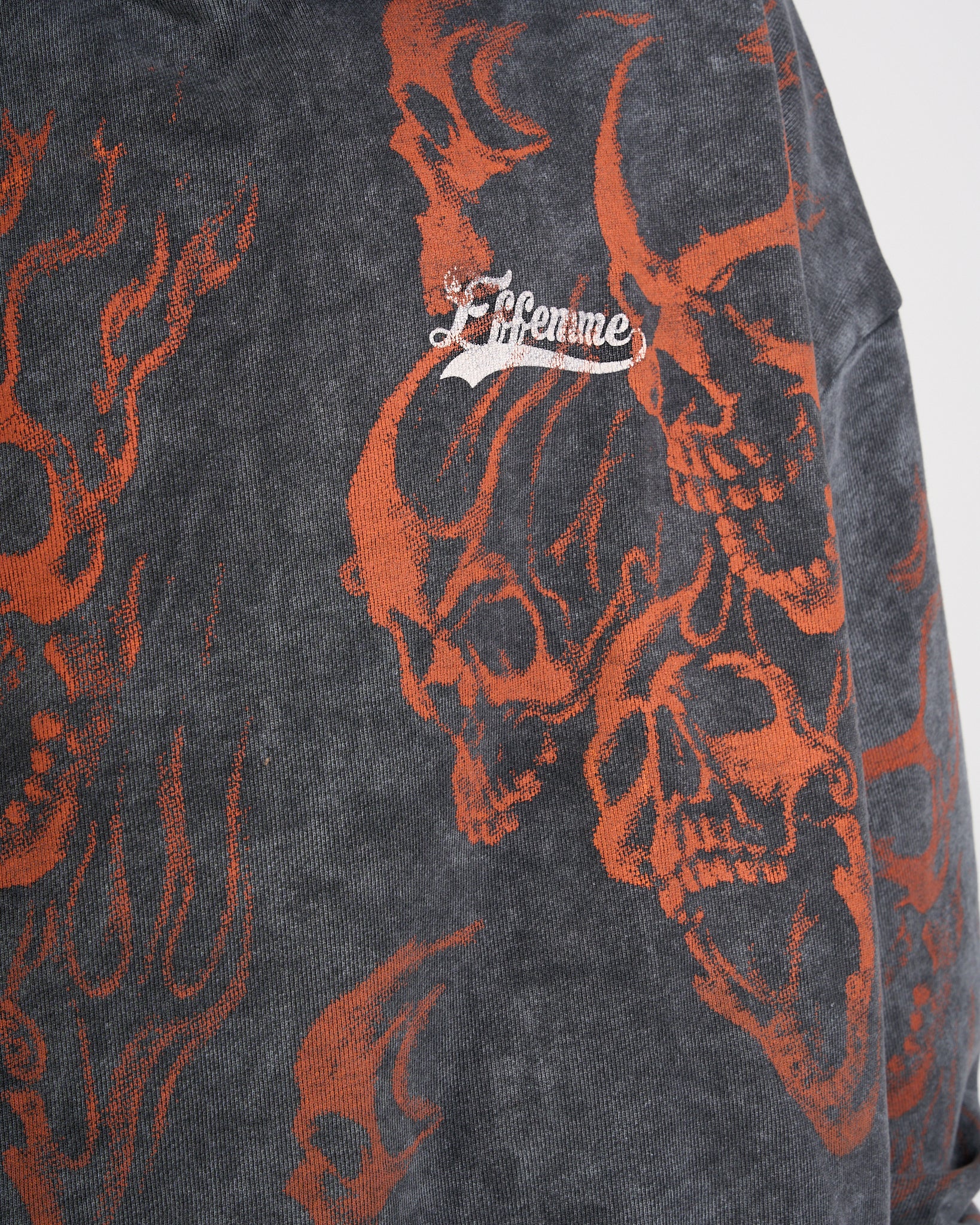 Hoodie Skull Blk