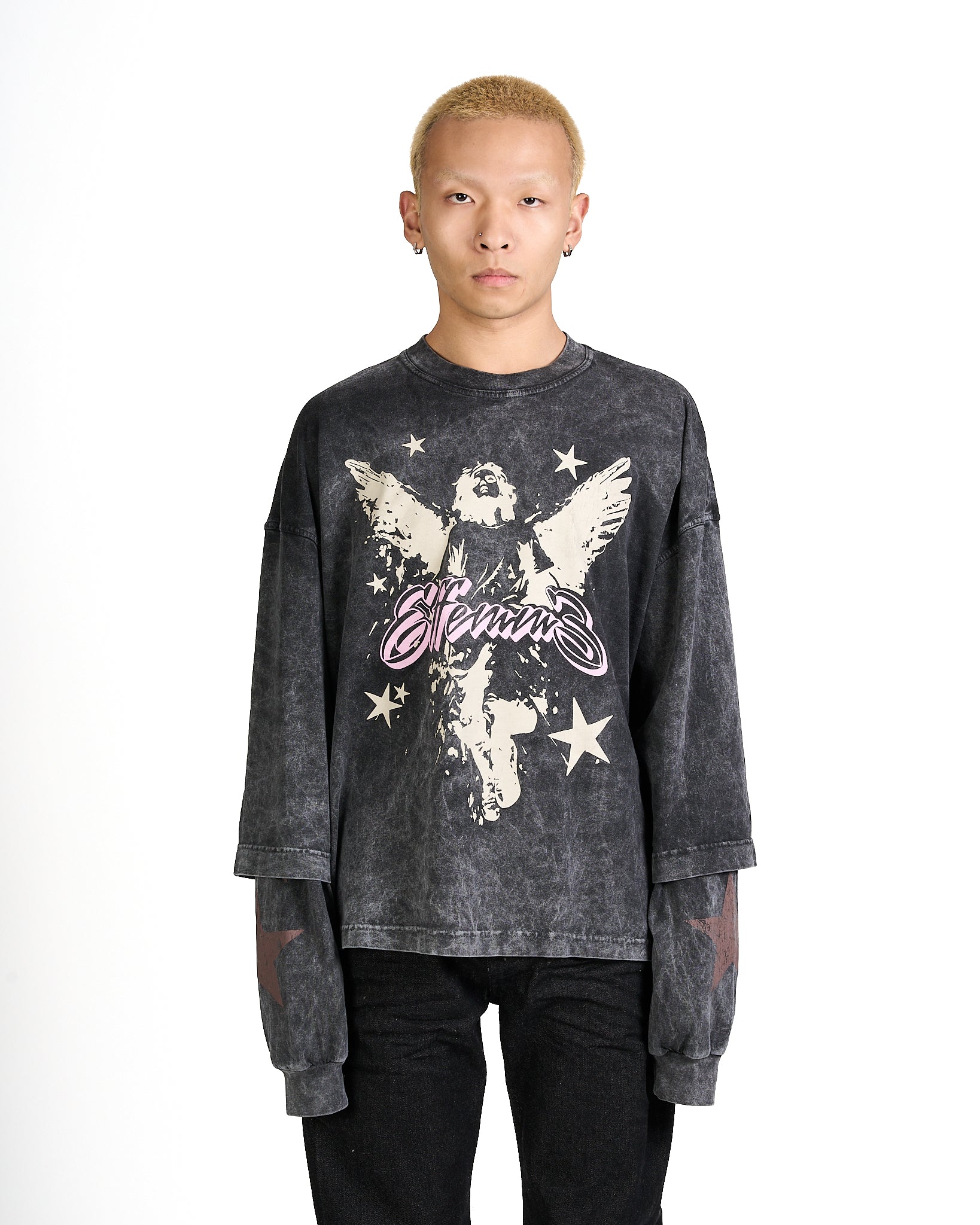 Longsleeve Angels Blk