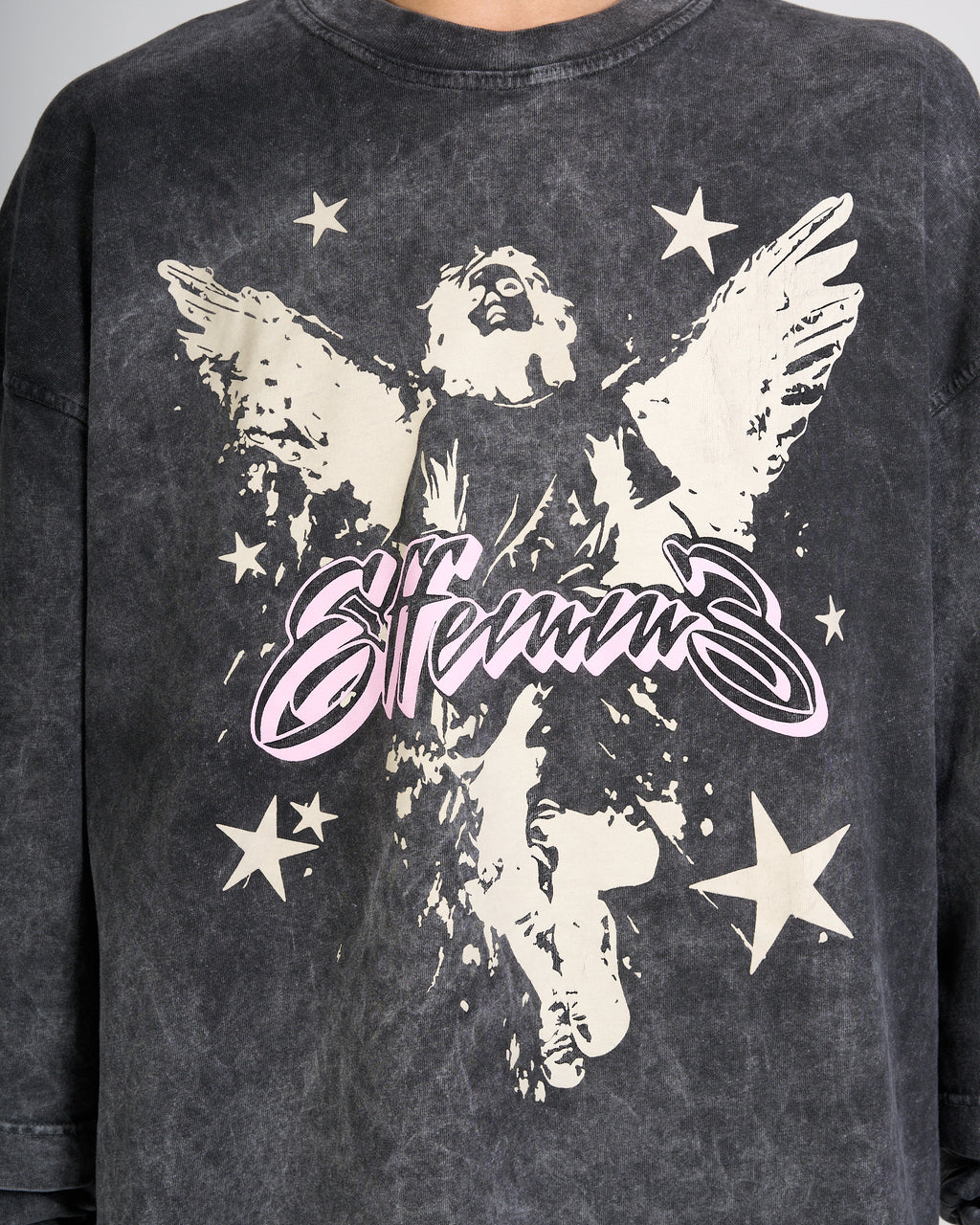 Longsleeve Angels Blk