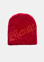 Beanie Logo Red Effemme
