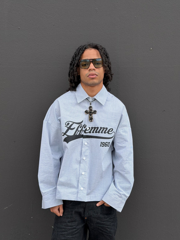 Shirt college 1960 Vintage Black