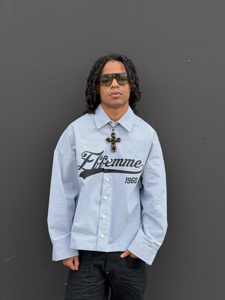 Shirt college 1960 Vintage Black