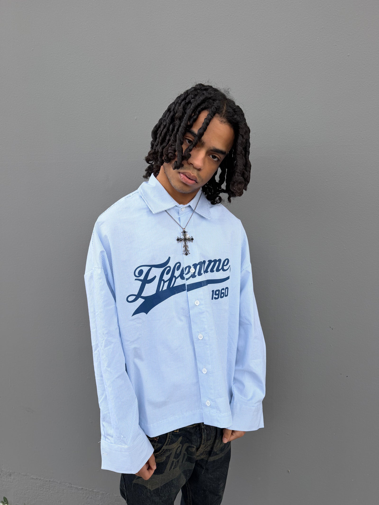 Shirt college 1960 Sky Blue