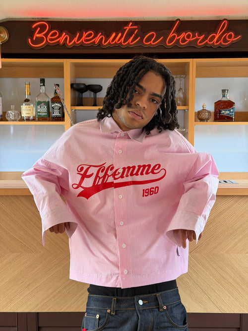 Shirt college 1960 Rose Pink