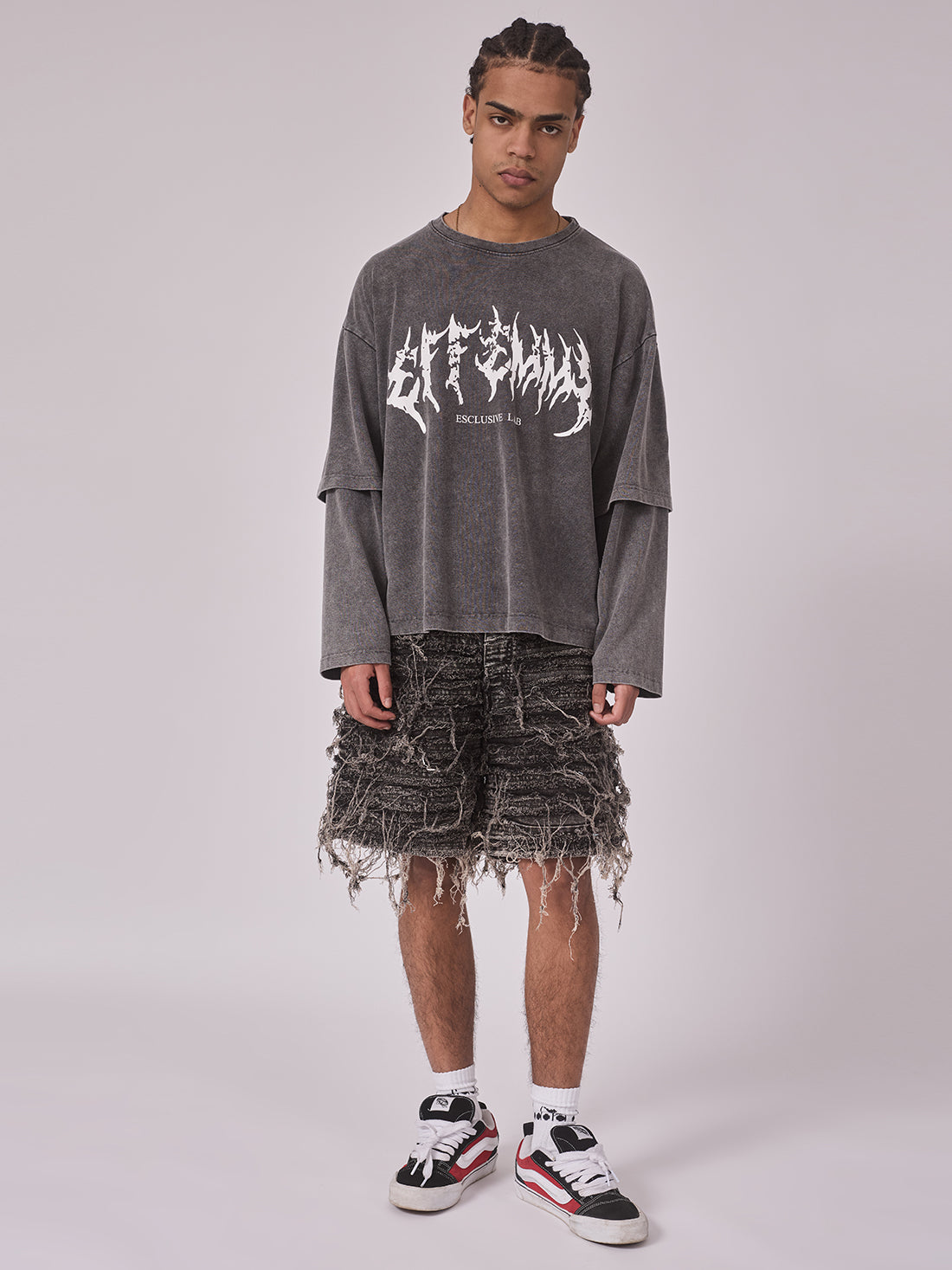 Short Extra Patch Grey