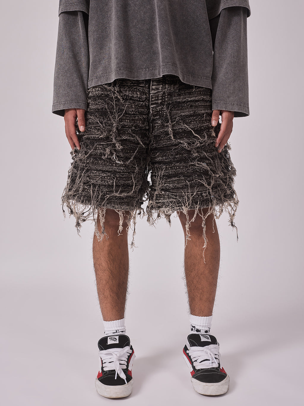 Short Extra Patch Grey