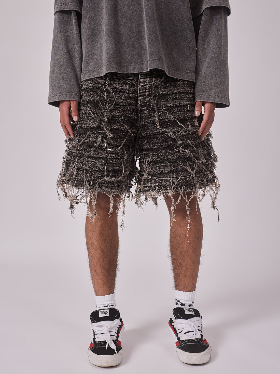 Short Extra Patch Grey