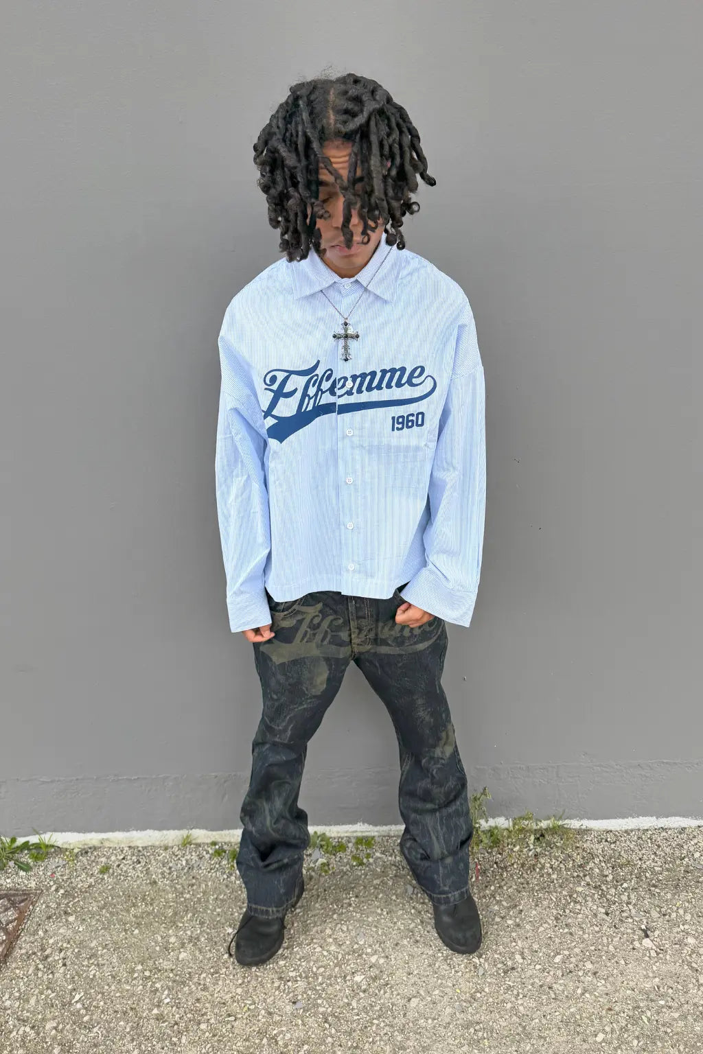 Shirt college 1960 Sky Blue