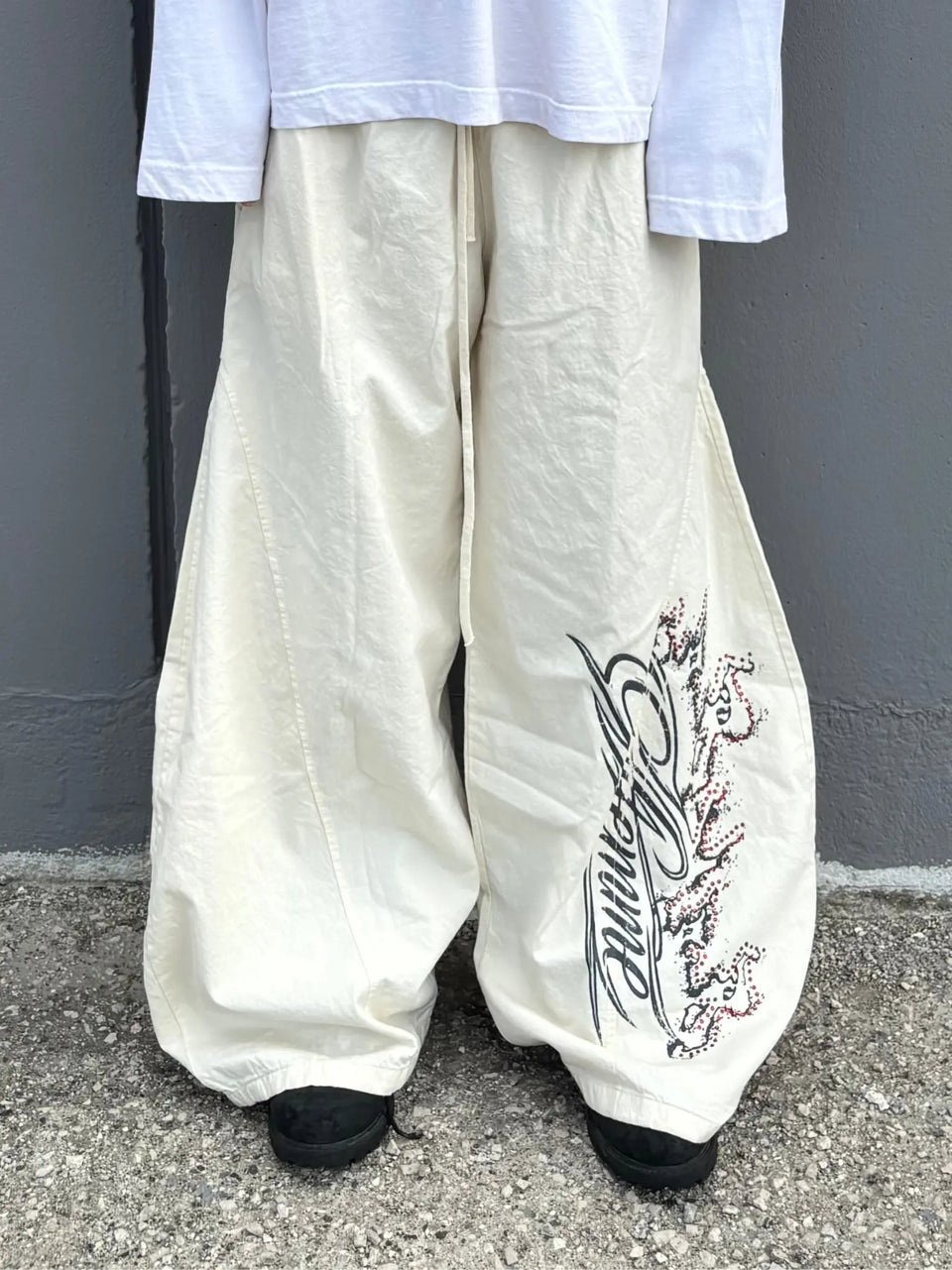 Runway Wide Pants Beige