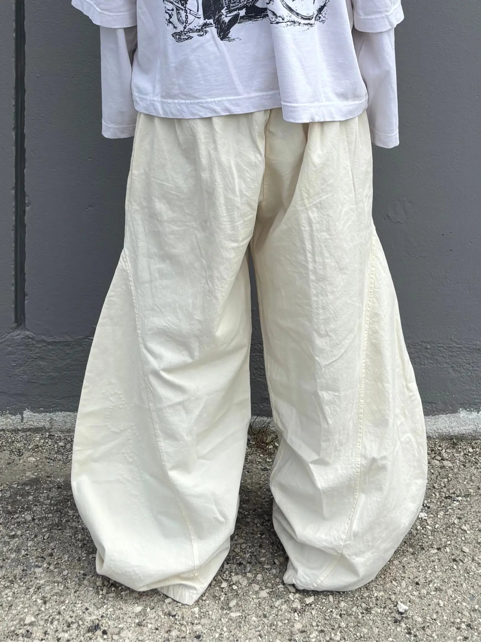 Runway Wide Pants Beige