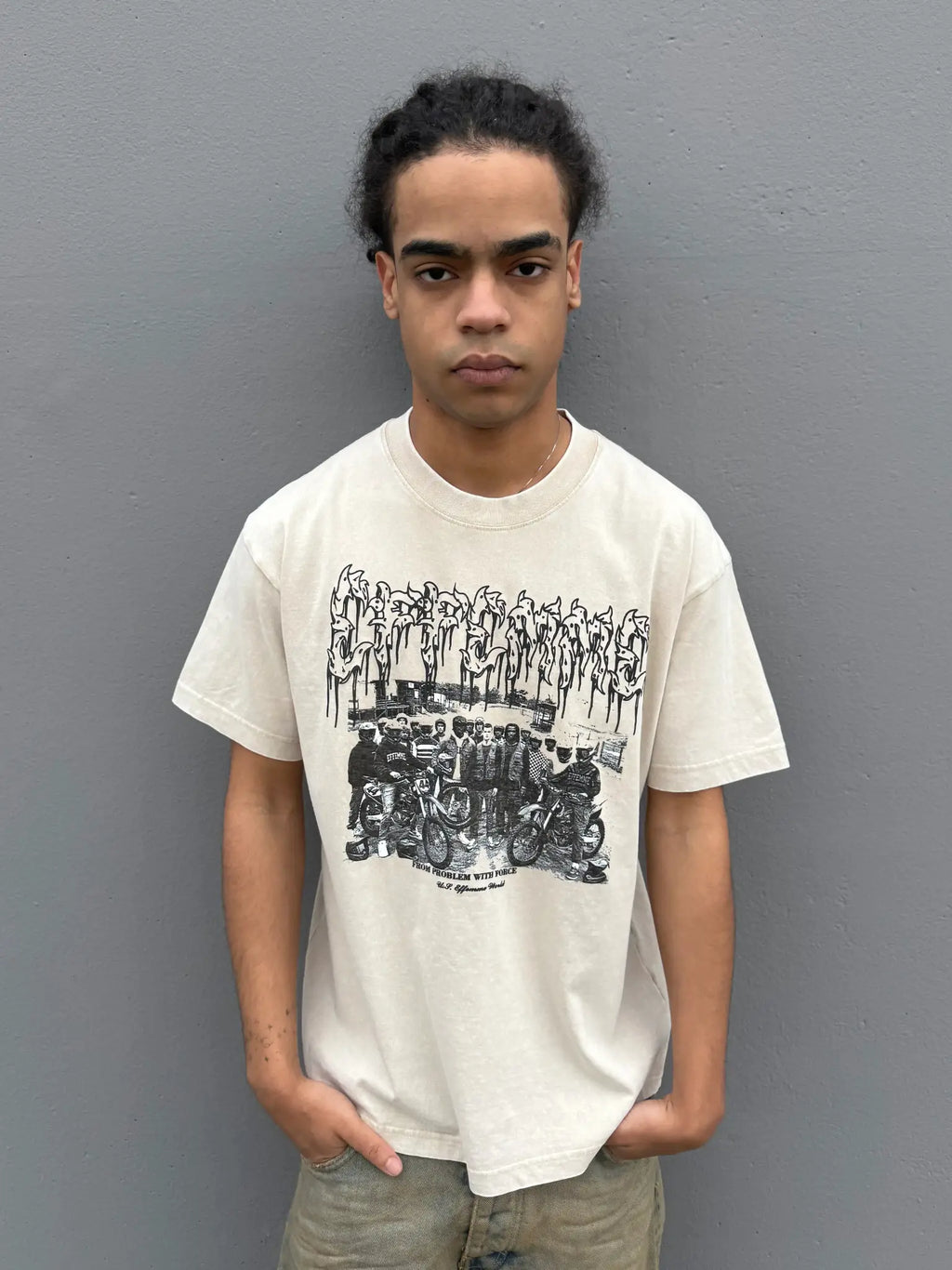 Tee Crowd Beige