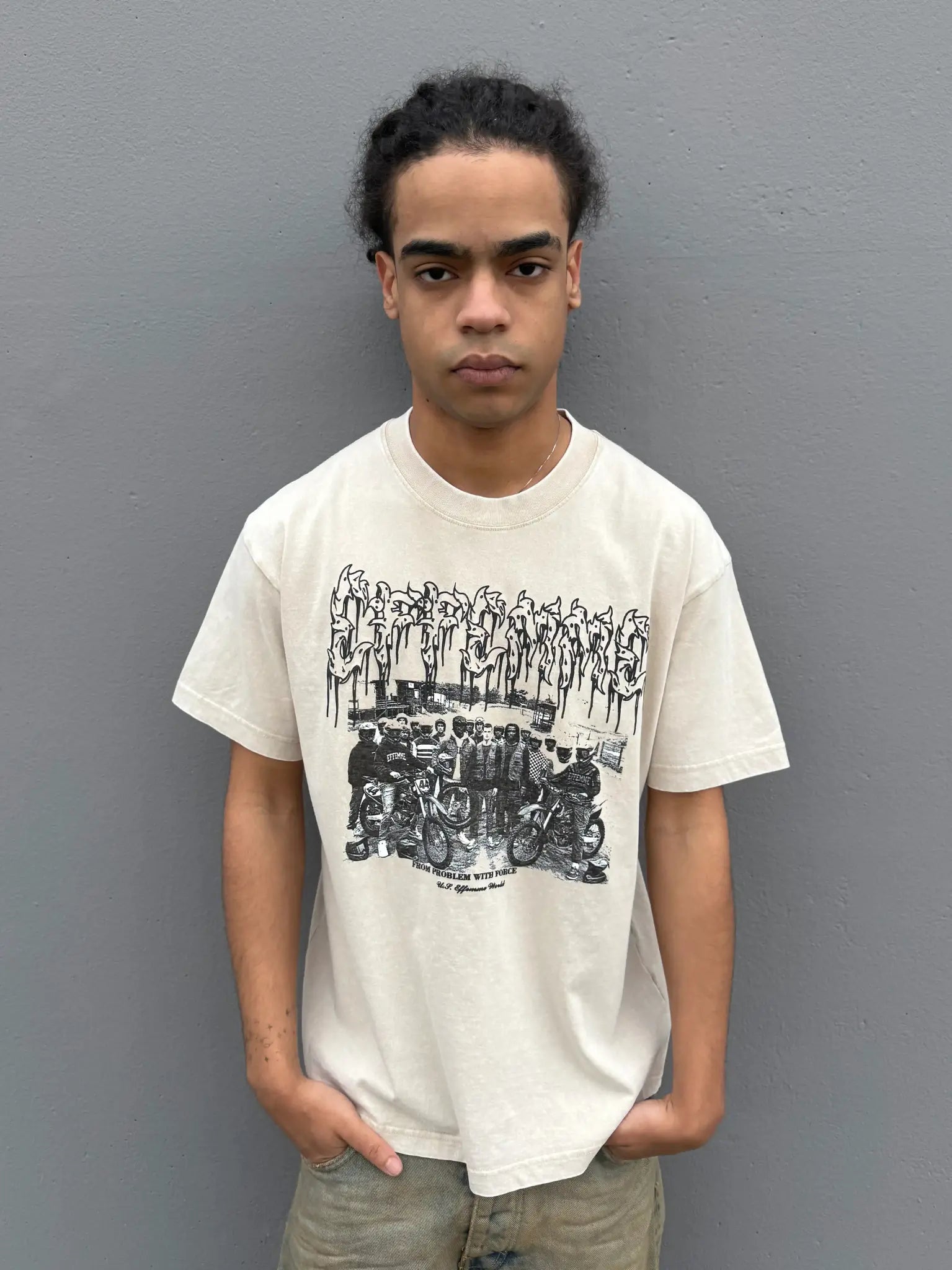 Tee Crowd Beige