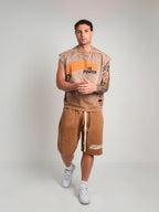 SHORT LOVE POWER BROWN