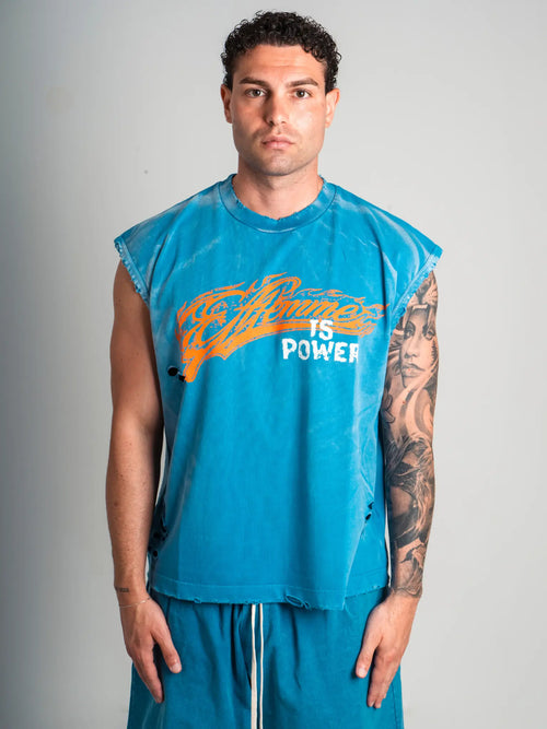 TANK LOVE POWER BLUE