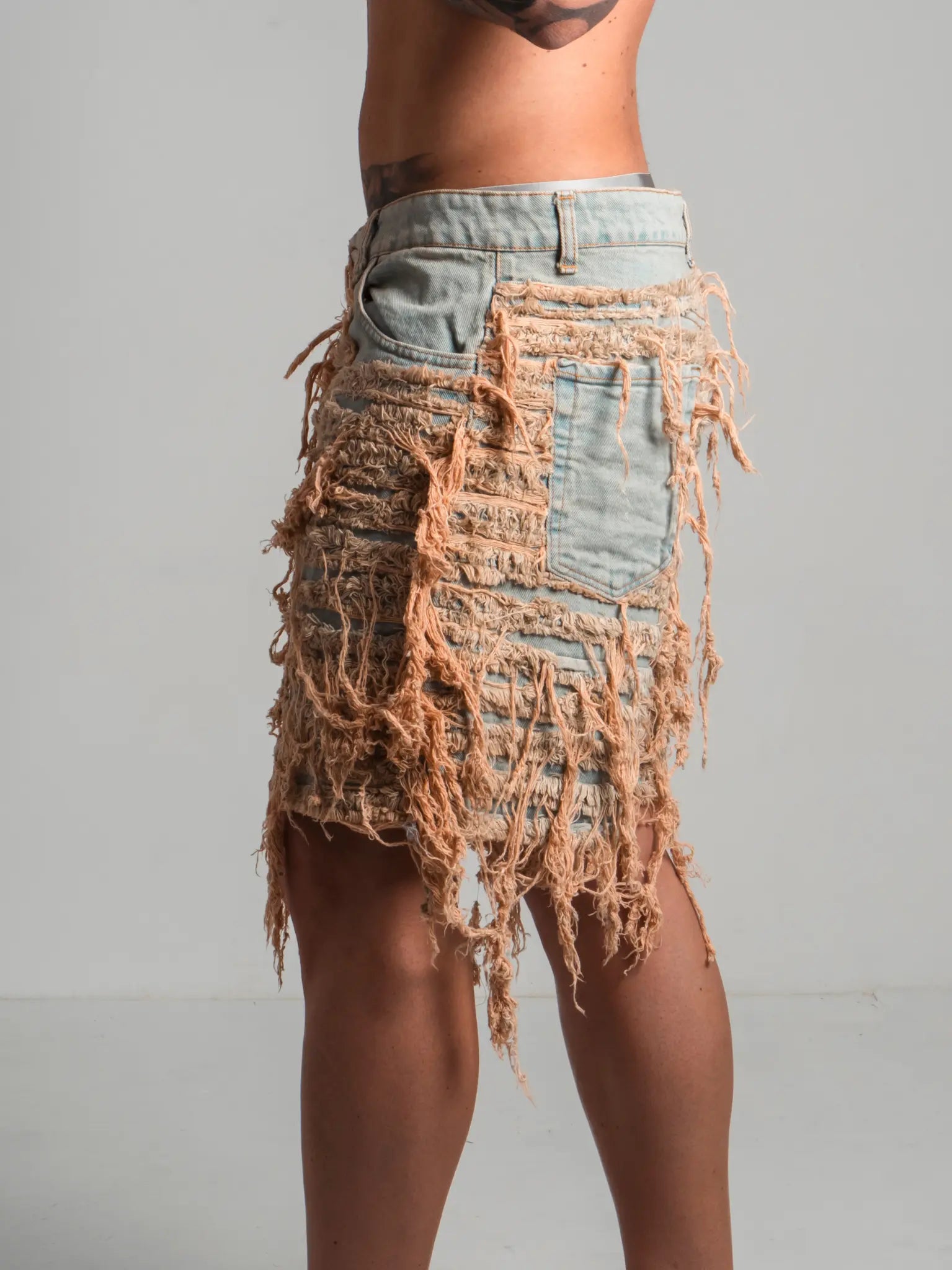 Short Extra Patch Vintage Wash