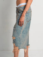 DENIM SHORT RUBBER