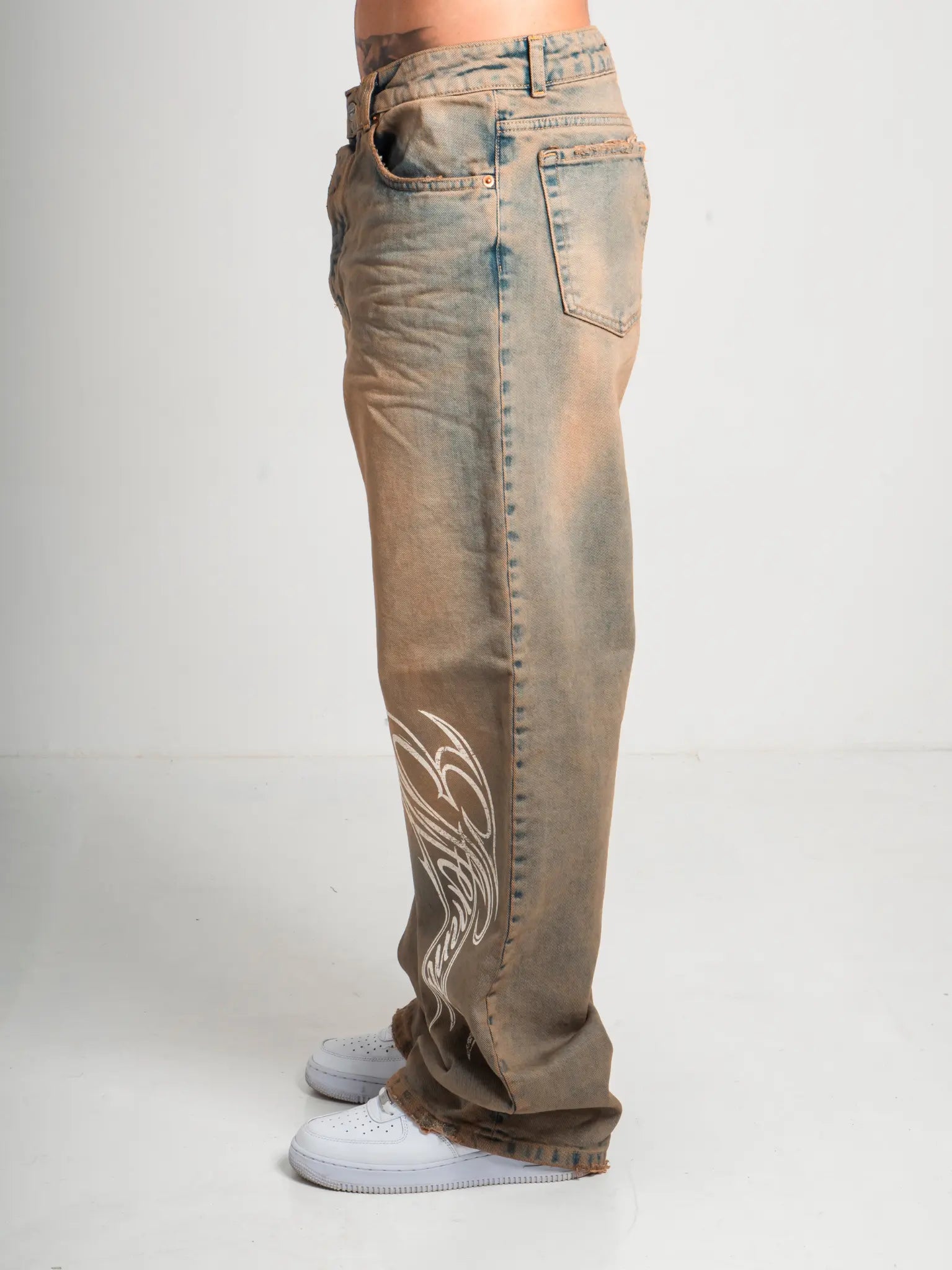 DENIM BAGGY WORKER