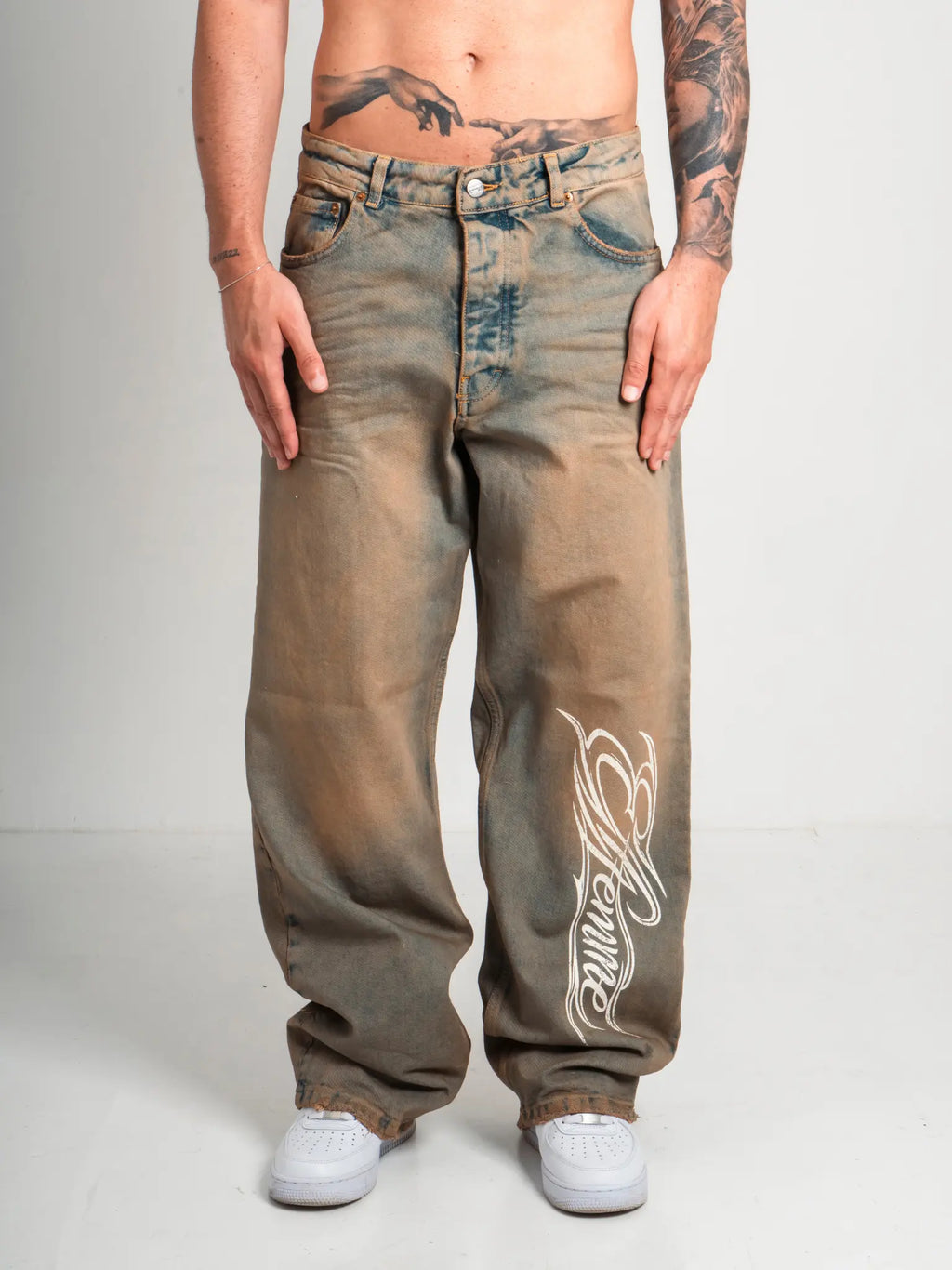 DENIM BAGGY WORKER