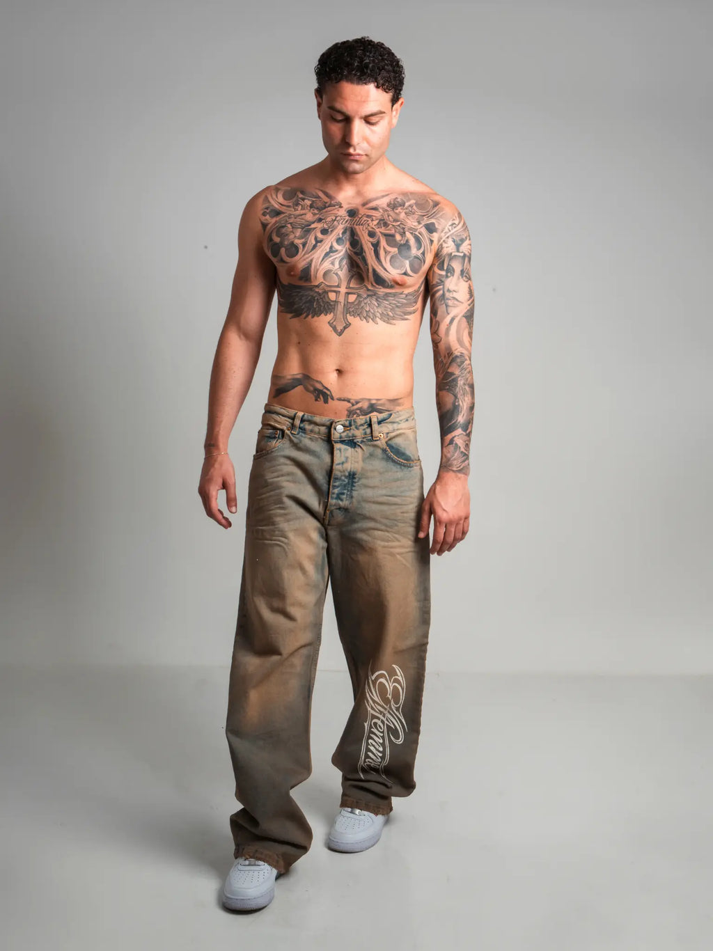 DENIM BAGGY WORKER