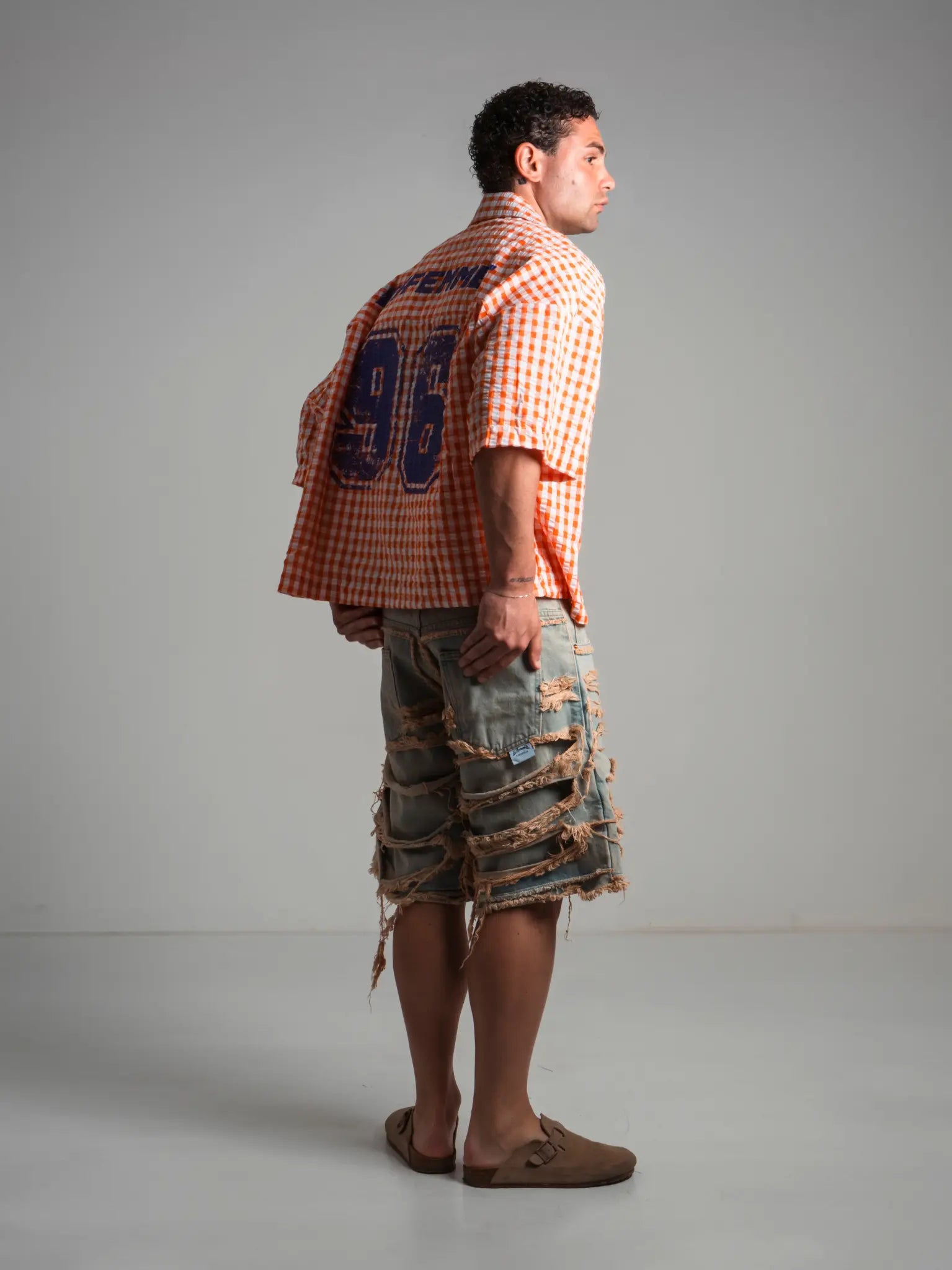 Short Double Denim 02 Vintage Wash