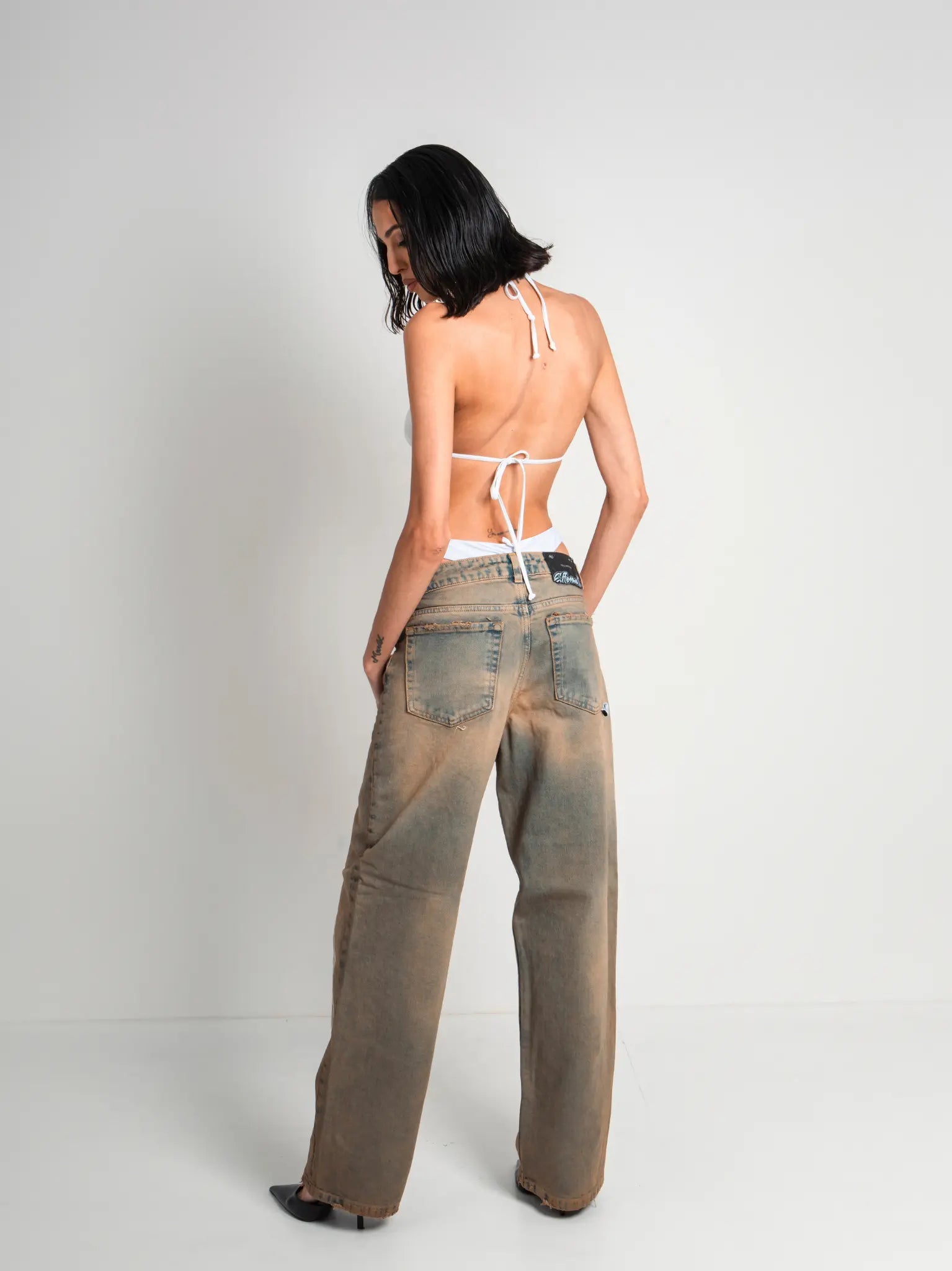 DENIM BAGGY WORKER