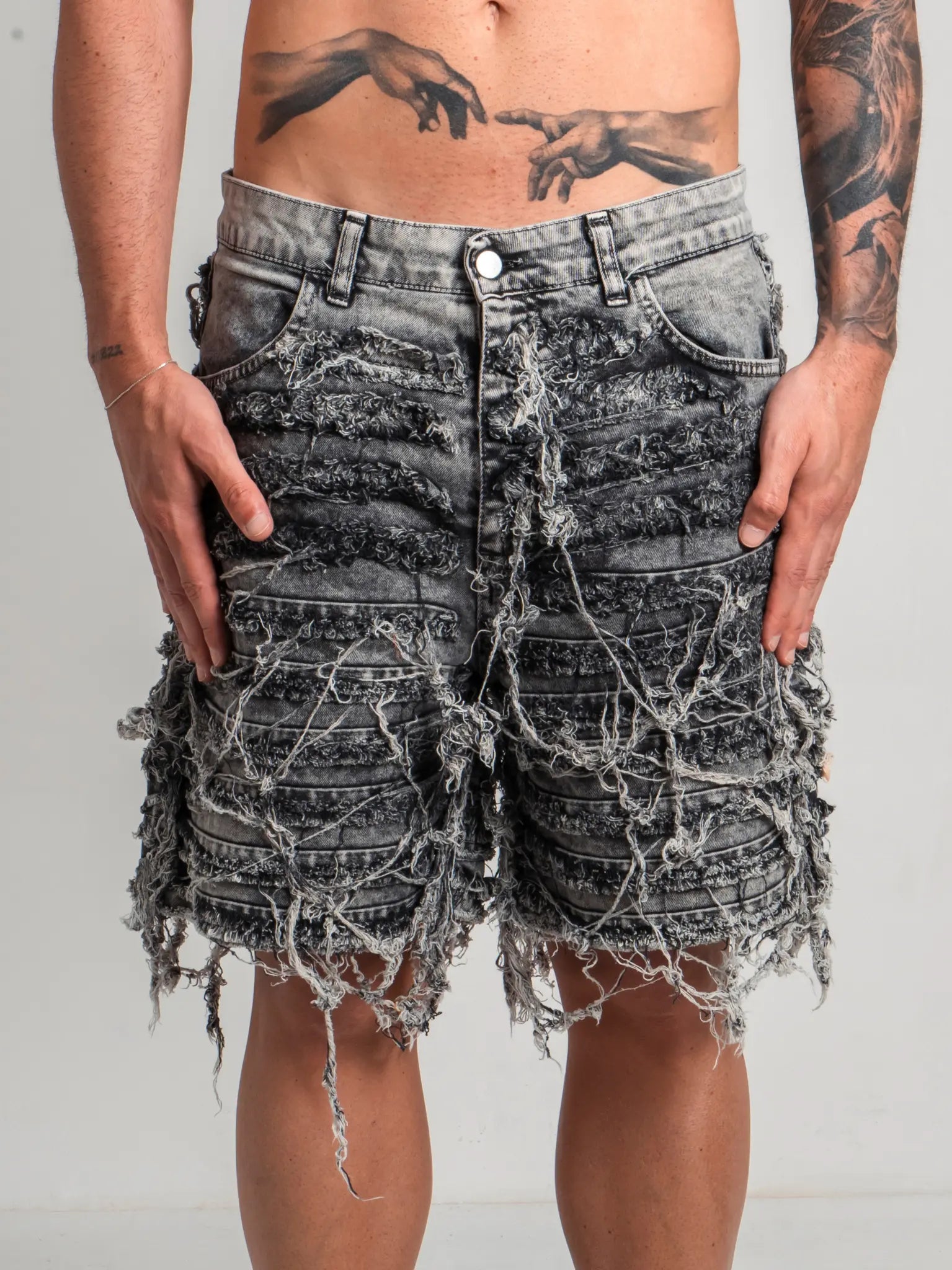 Short Extra Patch Grey