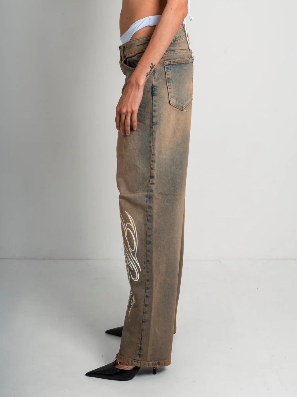 DENIM BAGGY WORKER