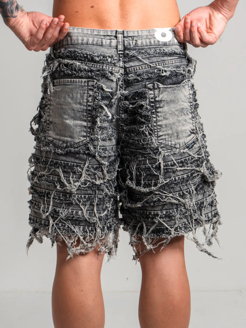 Short Extra Patch Grey