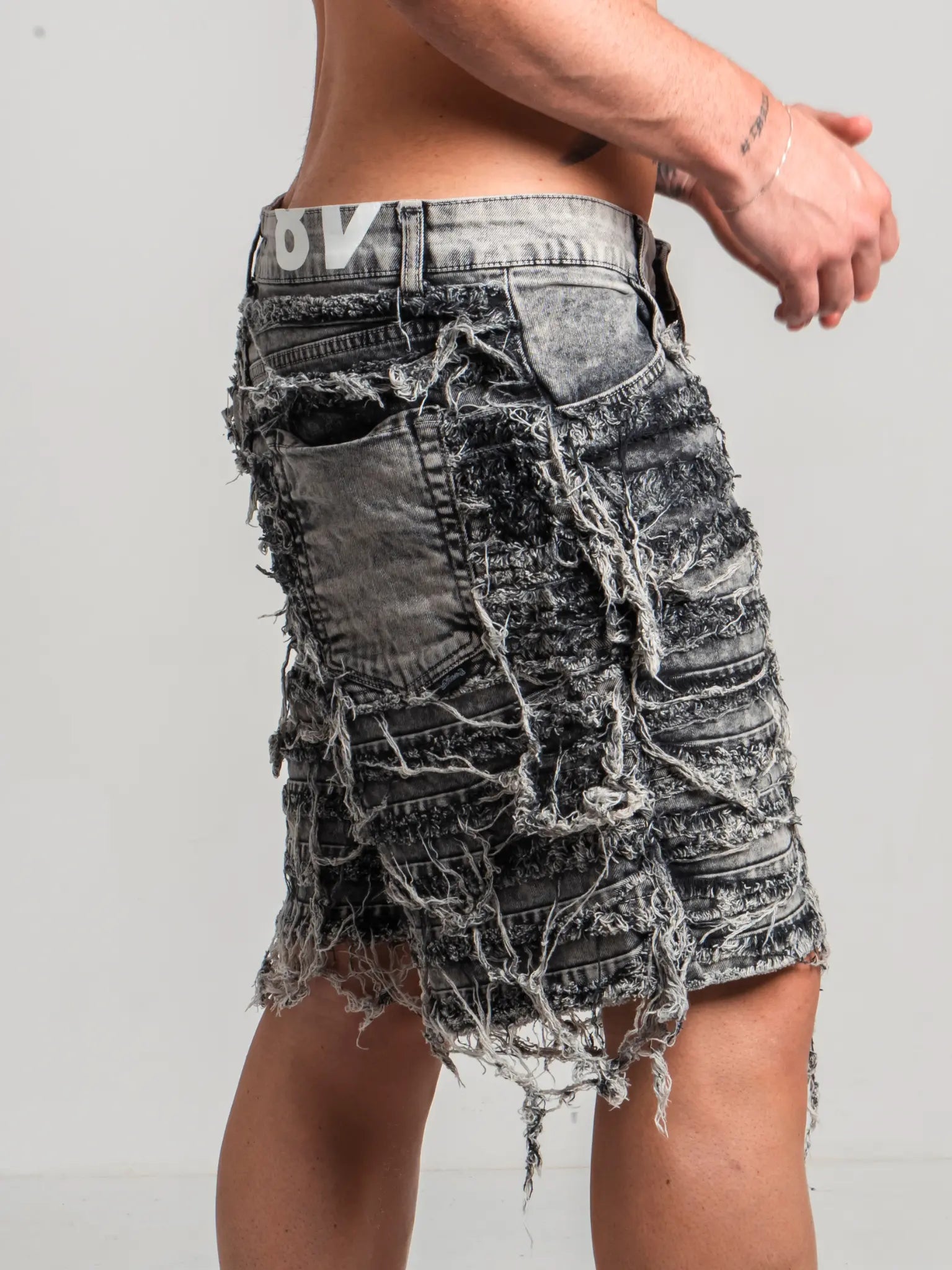 Short Extra Patch Grey