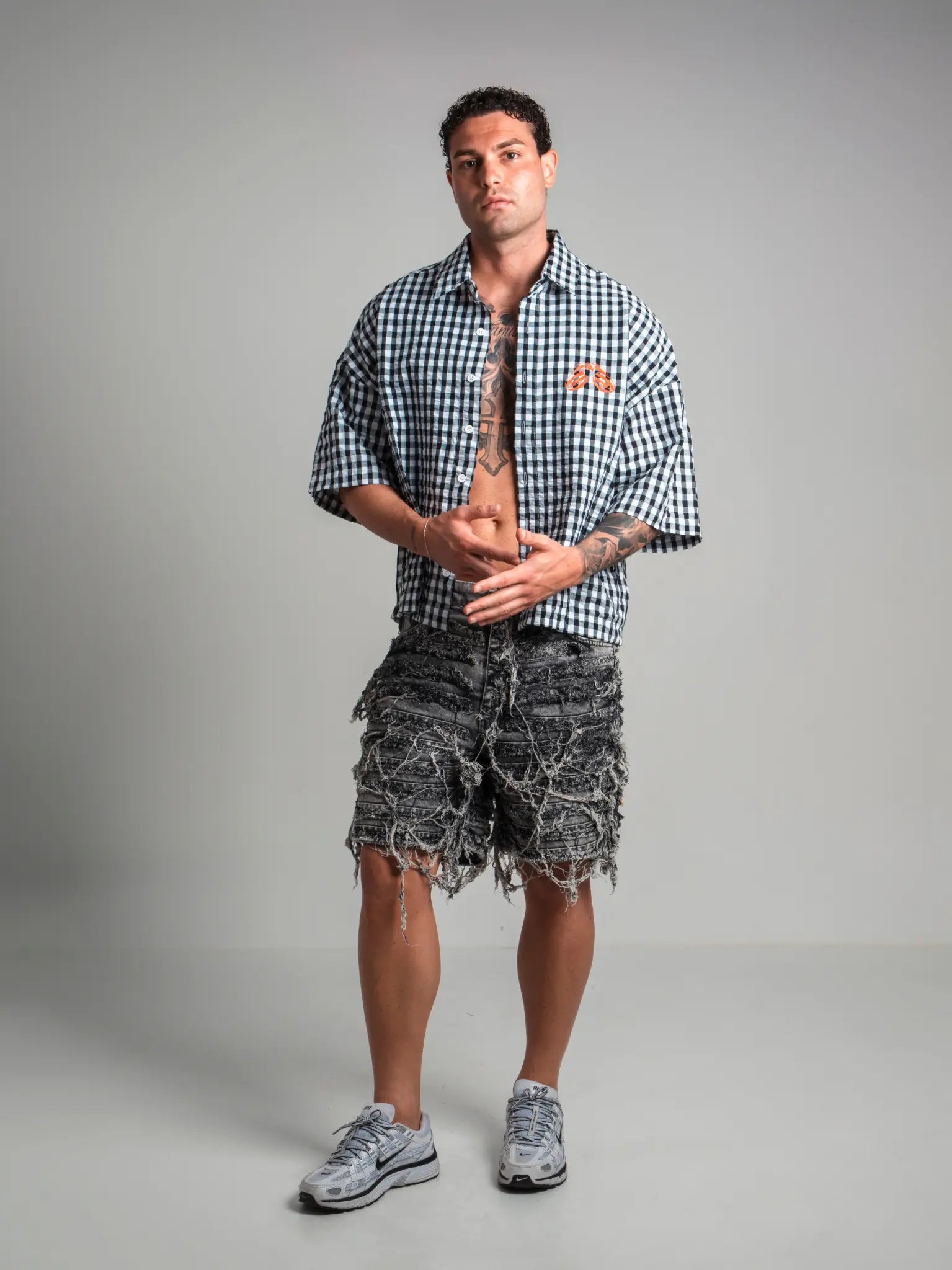 Short Extra Patch Grey