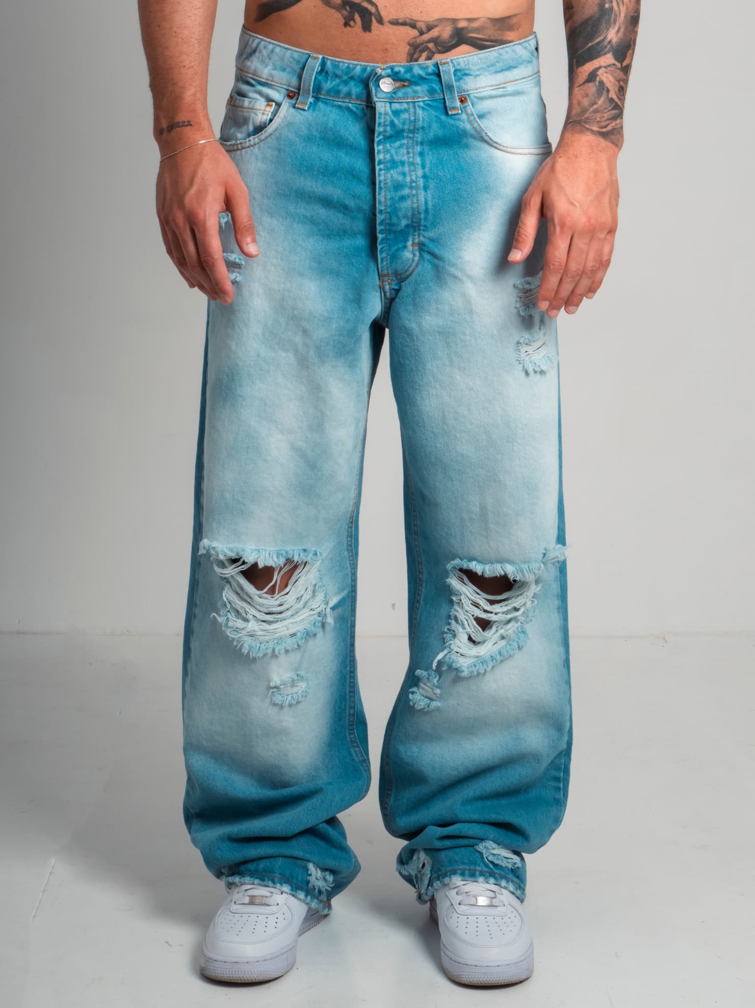 DENIM BAGGY BROKEN
