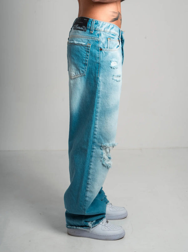DENIM BAGGY BROKEN