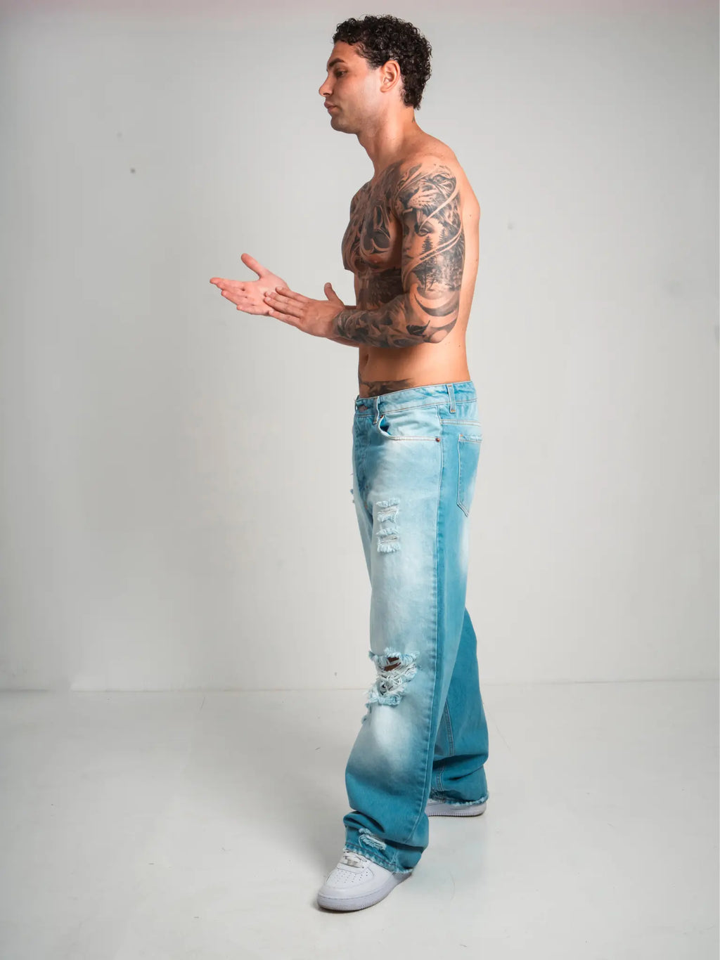 DENIM BAGGY BROKEN