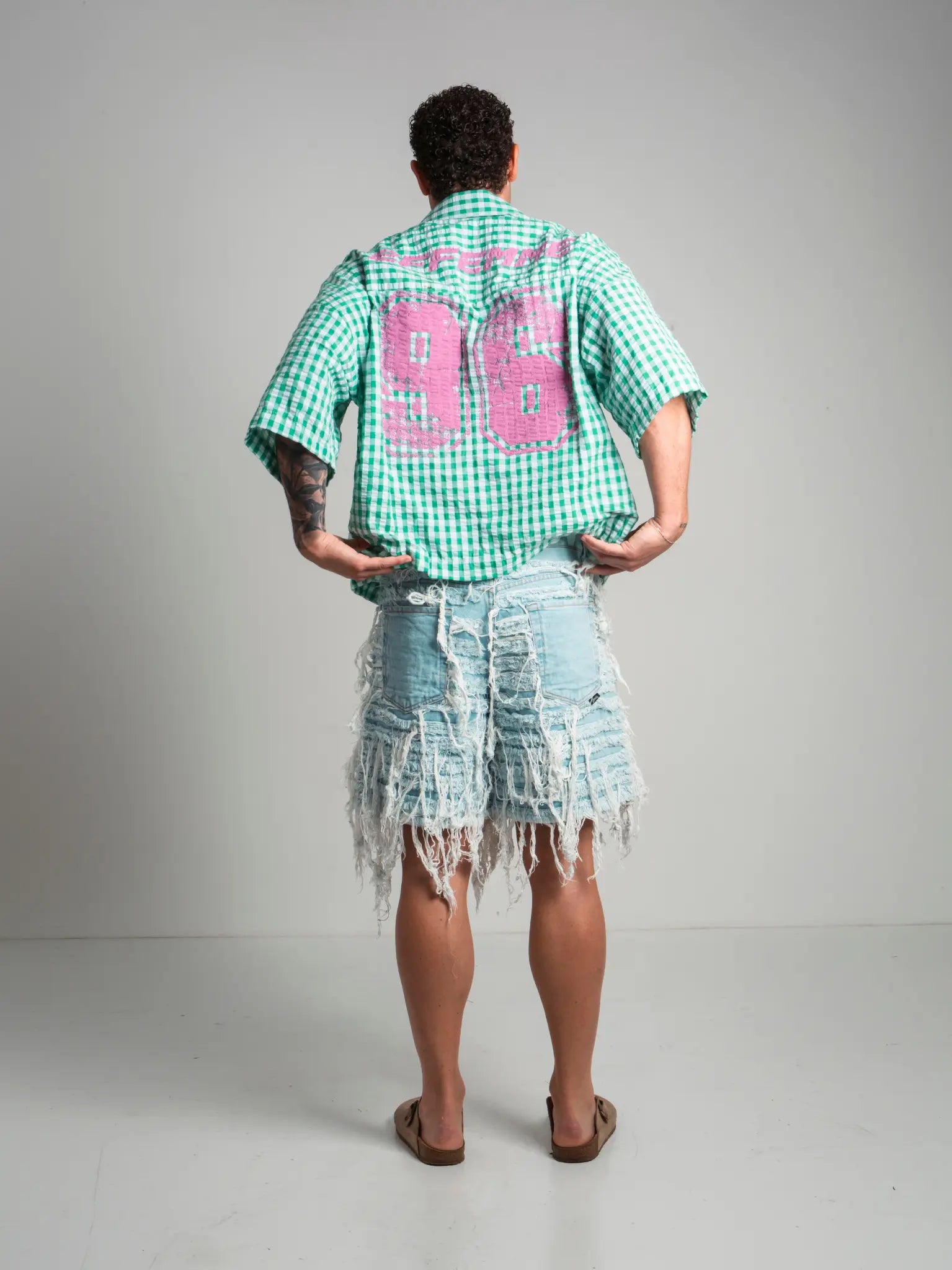Shirt square green