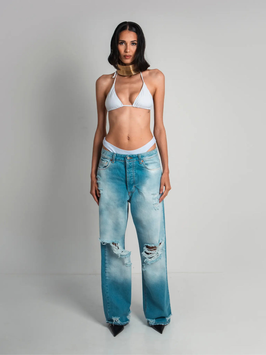DENIM BAGGY BROKEN