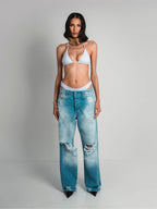 DENIM BAGGY BROKEN