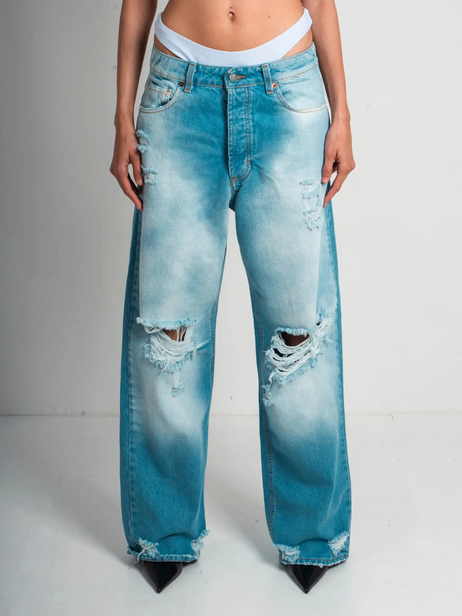 DENIM BAGGY BROKEN