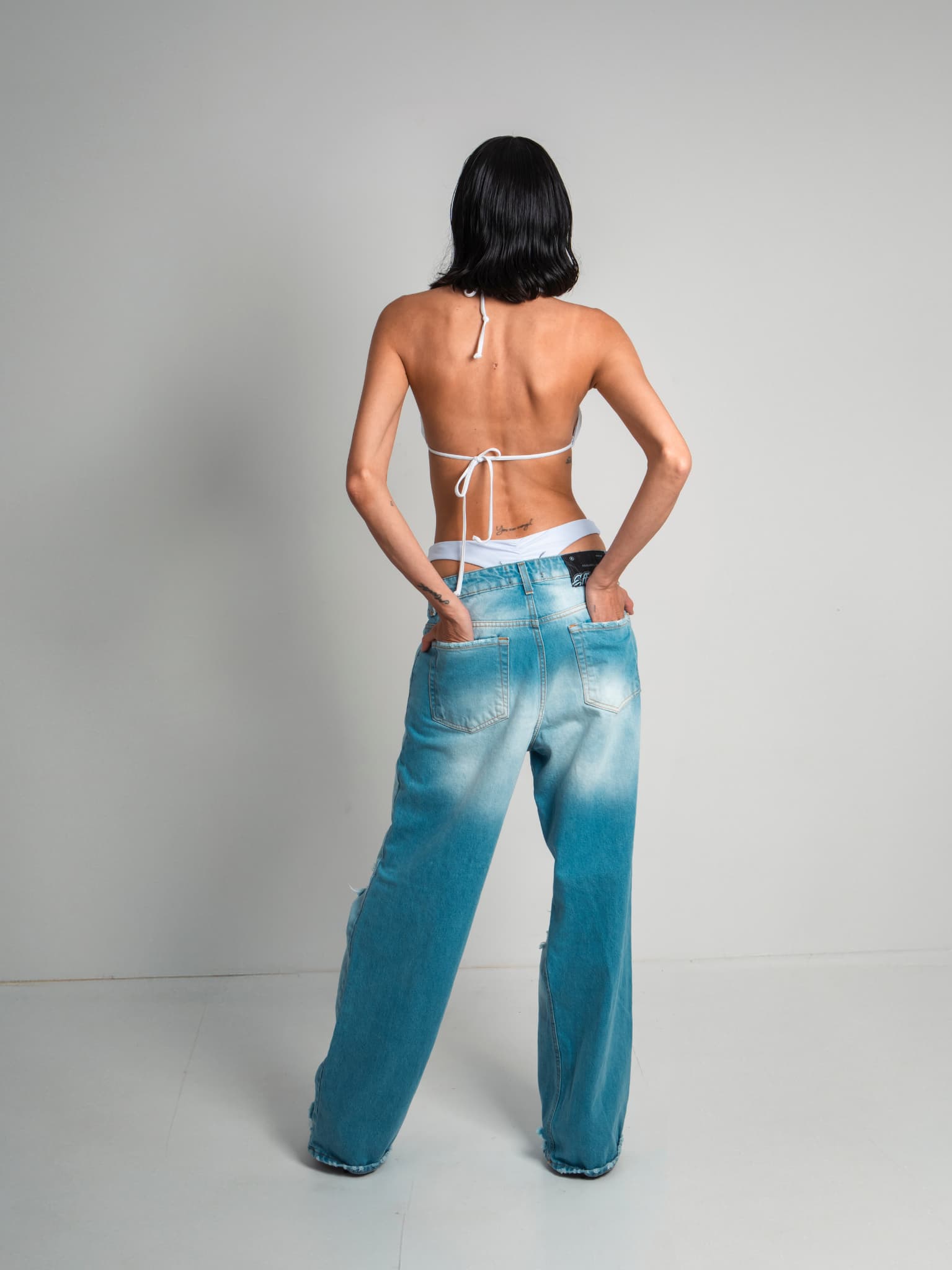 DENIM BAGGY BROKEN