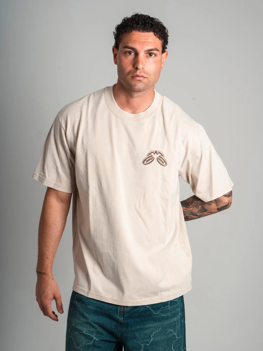 Tee Damned Beige