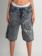 DENIM SHORT DARK GOAT