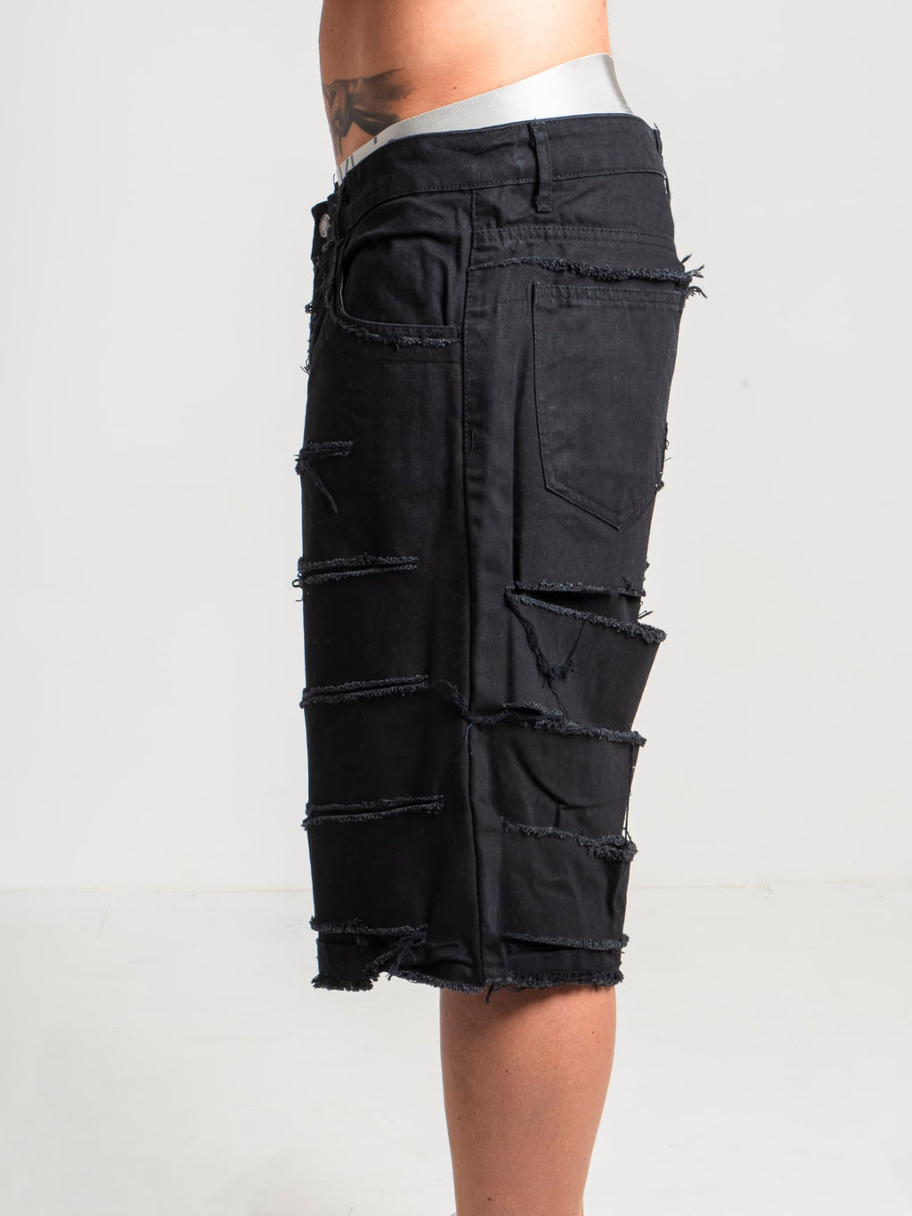 Bermudas Double Denim negro Effemme Exclusive Lab